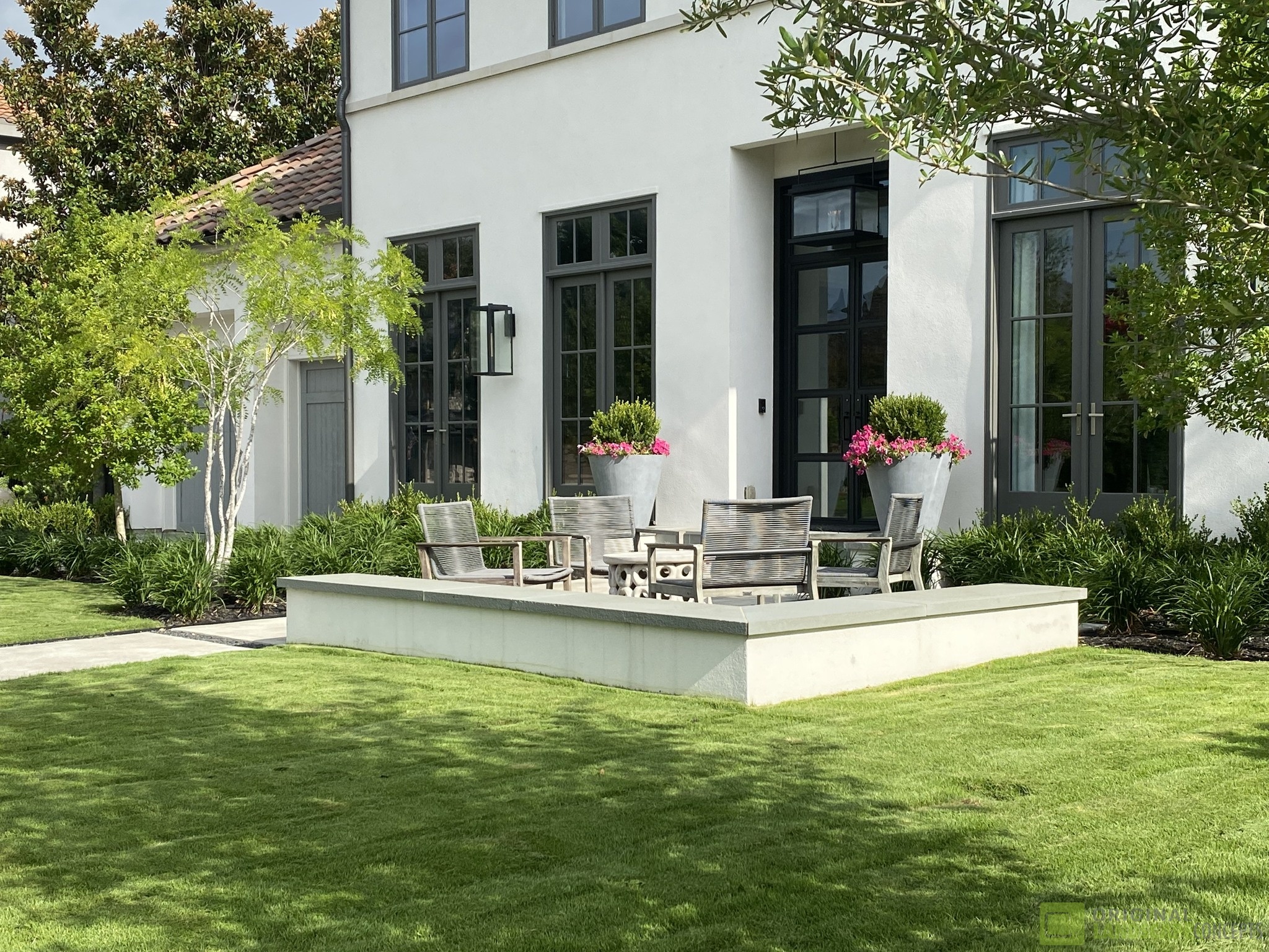 Tornado home landscape restoration in Preston Hollow Dallas